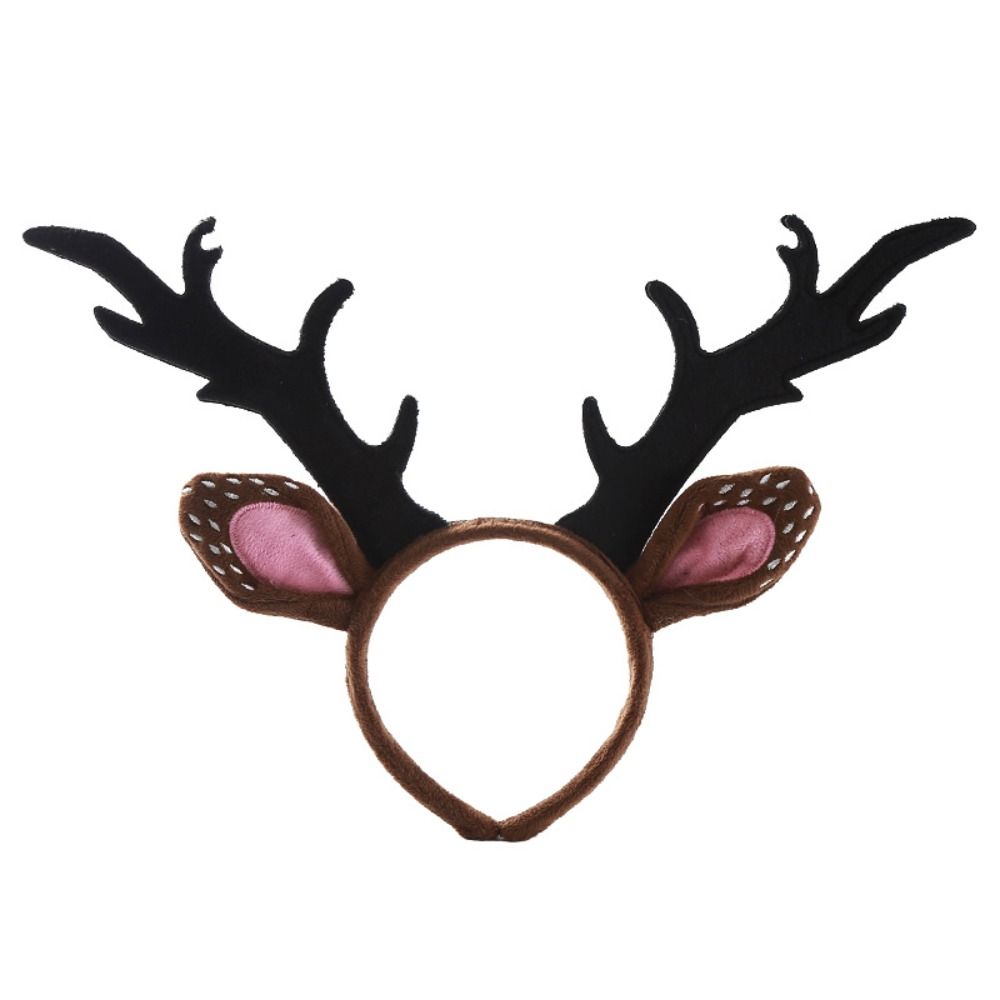 Reindeer Antlers Headband - Moda Parlak Noel Taç Bandı Geyik