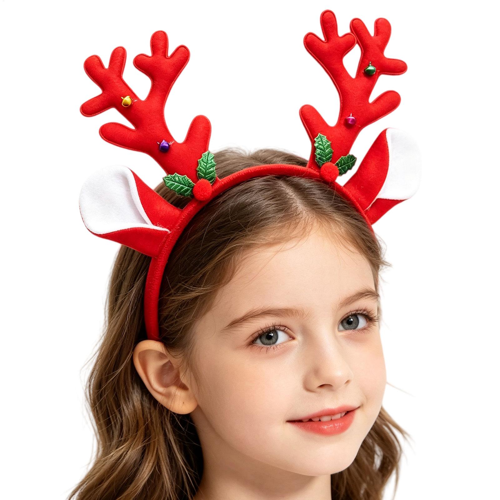 Reindeer Antlers Headband - Noel Temalı Geyik Boynuzu Taç, Parti