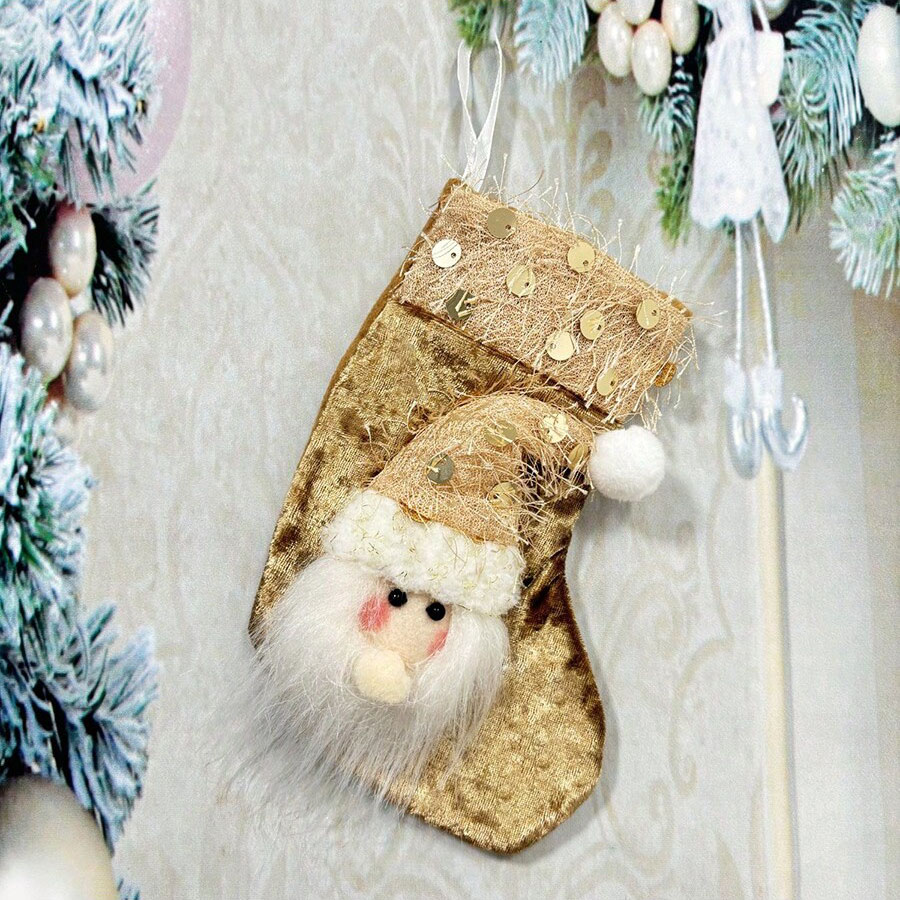 3 adet Noel süsleme çorabı, şö - Christmas Stocking Hanging incelemesi ve fiyatı
