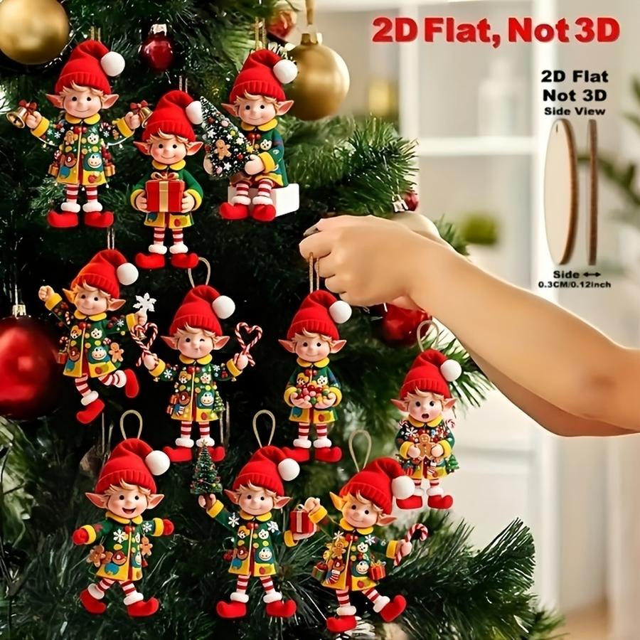 1/5/10/20/50/100 adet 2D Düz,  - Christmas Tree Artificial incelemesi ve fiyatı