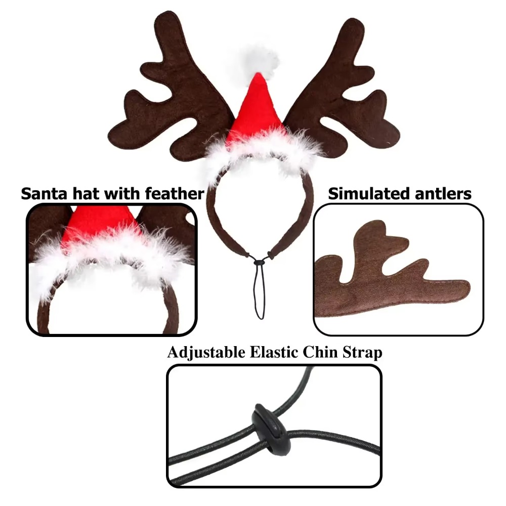 Evcil Hayvanlar İçin Noel Tema - Reindeer Antlers Headband incelemesi ve fiyatı